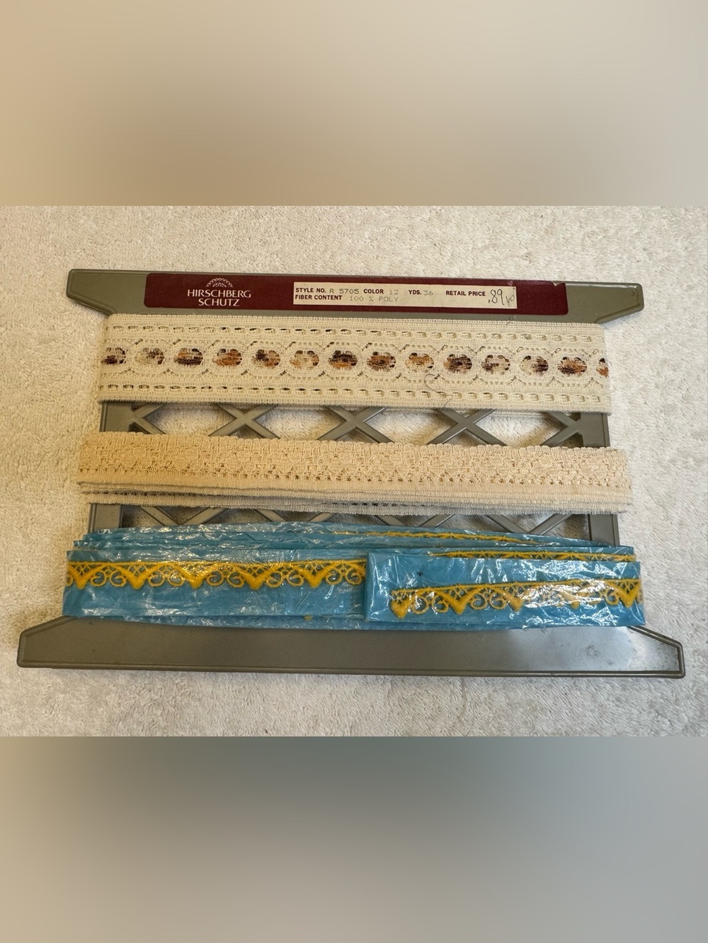 NWT Vintage 1970s Hirschberg Schutz & Co. Lace Card – Made in USA